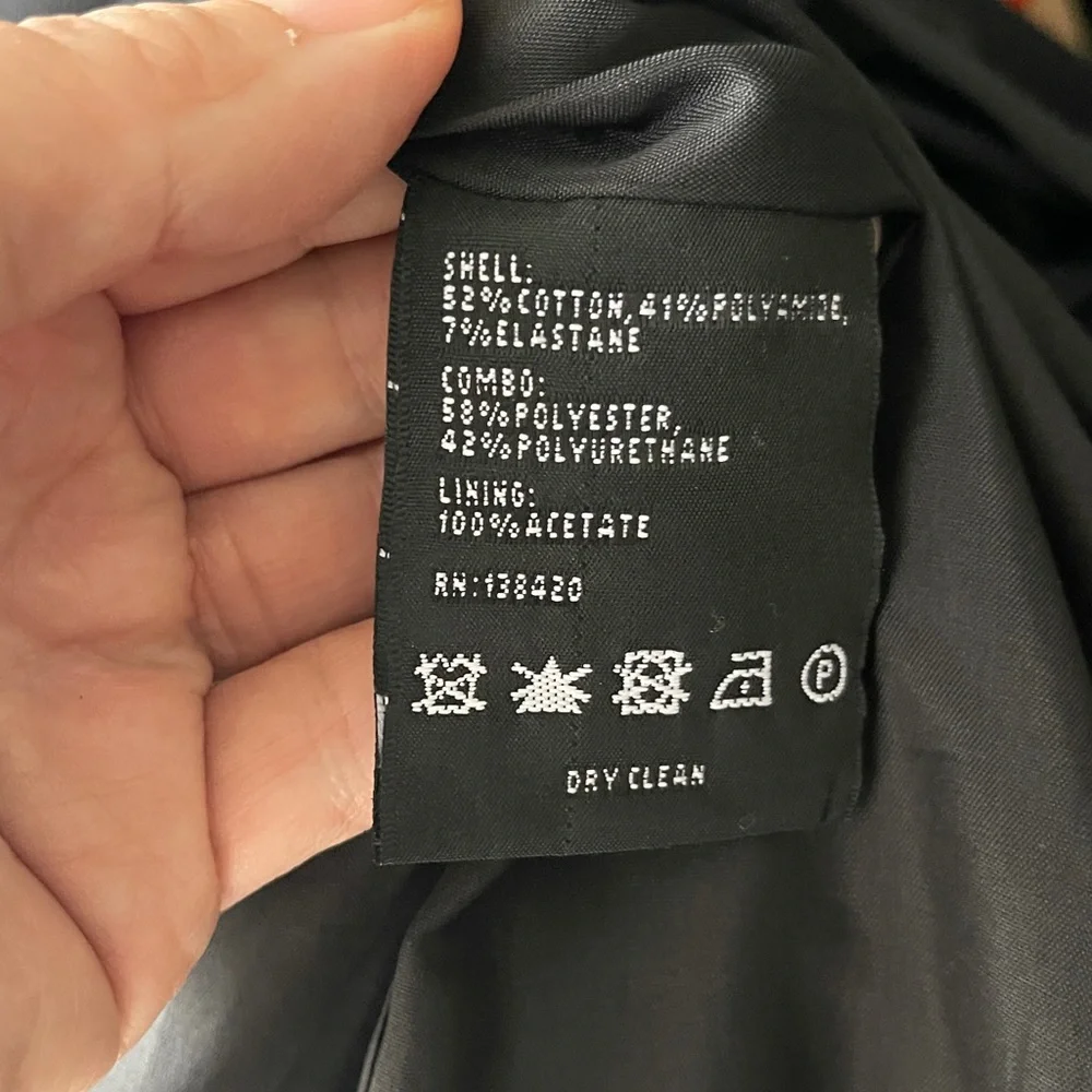 Carlisle Black Trench Coat with Belted Waist - Picture 15 of 15